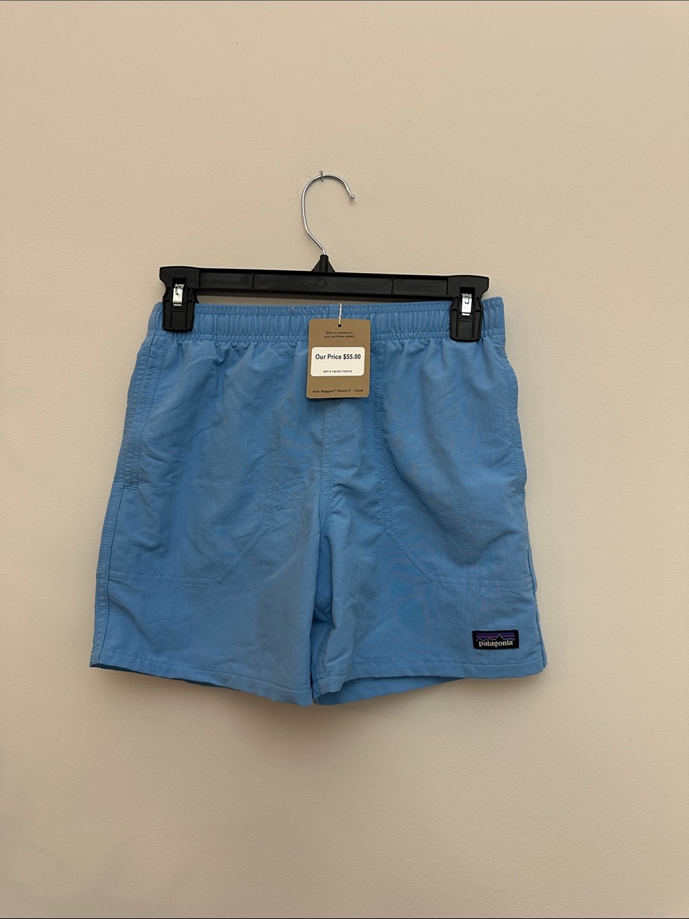 Patagonia Light Blue Kids' Shorts